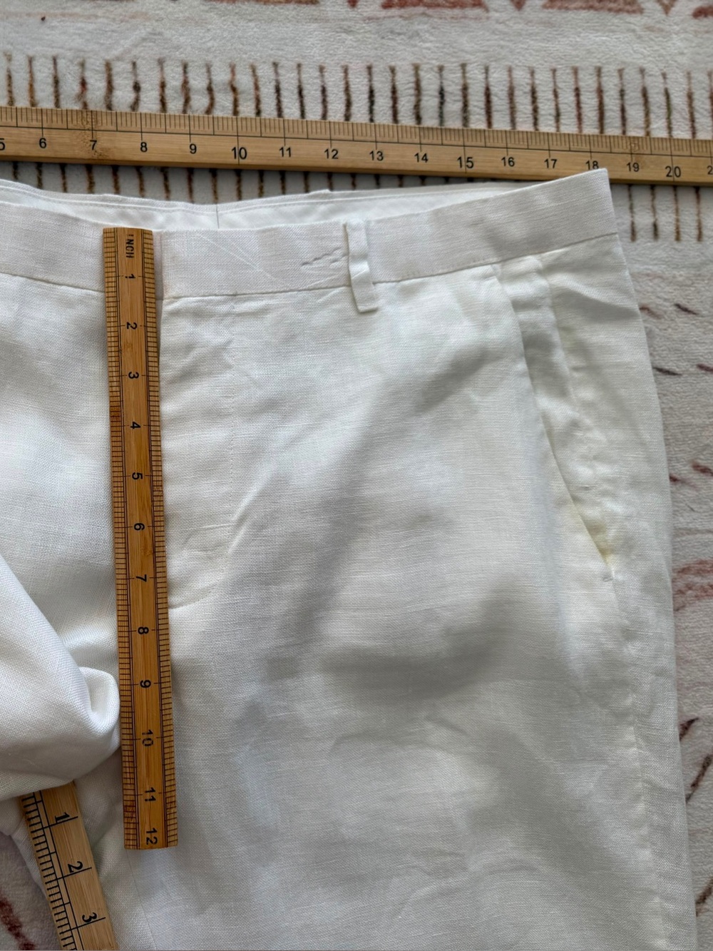 Murano Cream Two-Piece Linen Suit - Picture 7 of 8